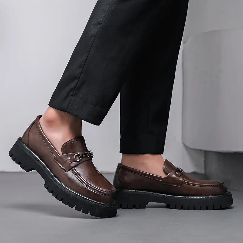 Marino Leather Dress Loafers 7