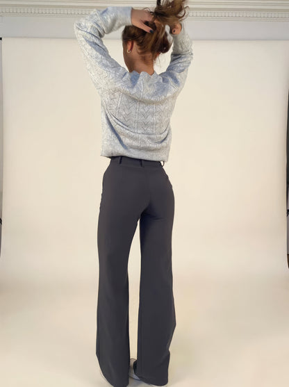 Marlene | Women's Wide High-Waisted Marlene Trousers 1