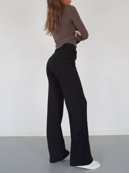 Marlene | Women's Wide High-Waisted Marlene Trousers 5