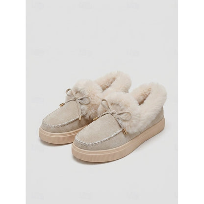 Marnelle | Cozy Fur-Lined Moccasins 1