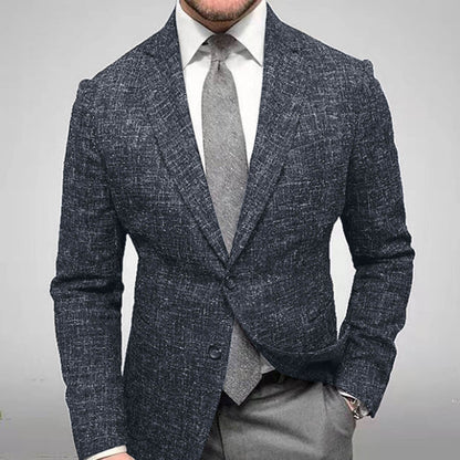 Maxwell | Men's Single Breasted Plaid Blazer Jacket 1