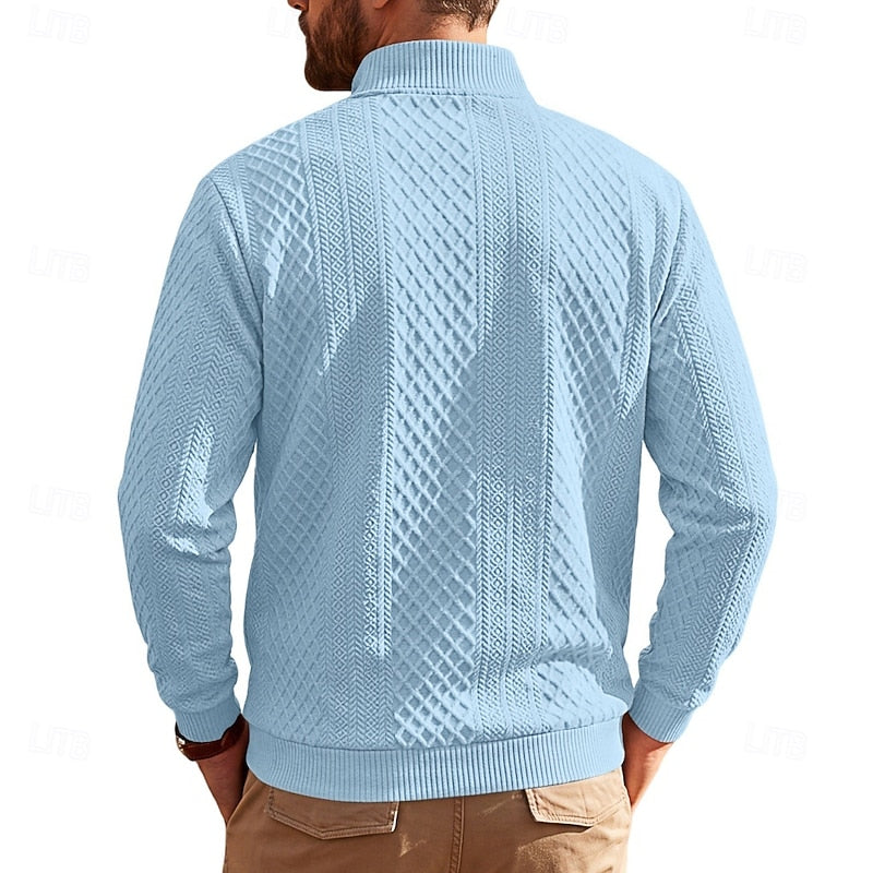Nash | Textured Quarter-Zip Pullover 2