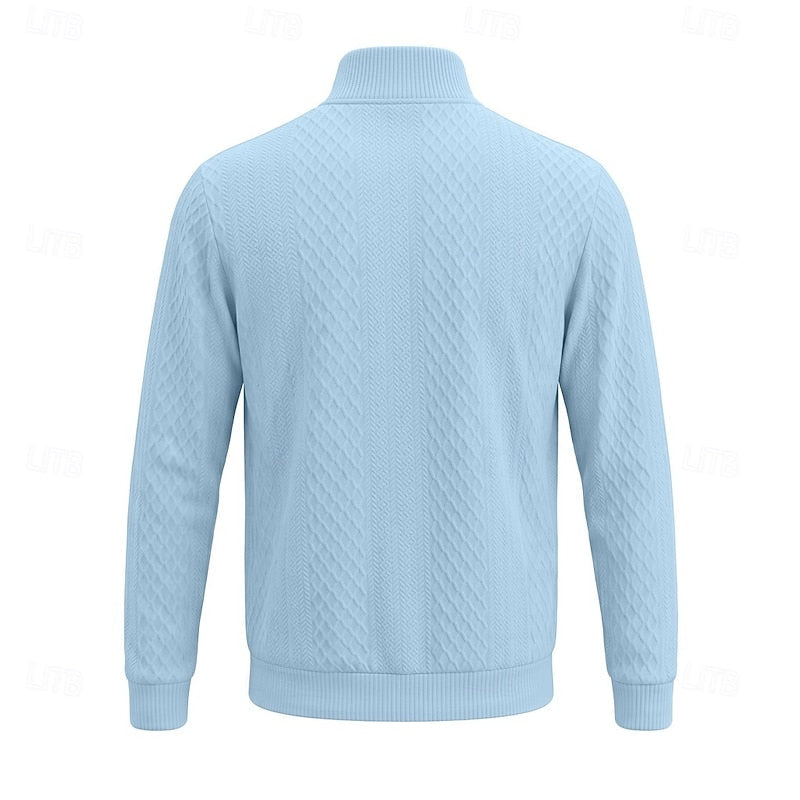 Nash | Textured Quarter-Zip Pullover 5