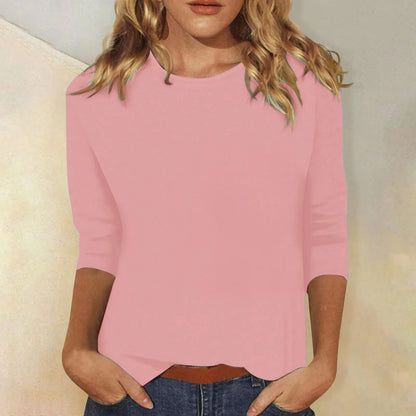 Niki Soft Cotton Tee | Women's Long Sleeve, Relaxed Fit 0