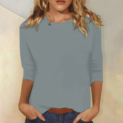 Niki Soft Cotton Tee | Women's Long Sleeve, Relaxed Fit 1