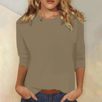 Niki Soft Cotton Tee | Women's Long Sleeve, Relaxed Fit 2