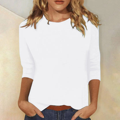 Niki Soft Cotton Tee | Women's Long Sleeve, Relaxed Fit 4