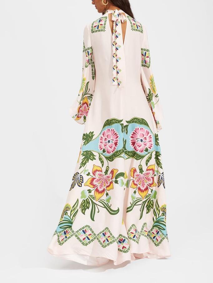 Noelle | Women's Long Sleeve Floral Maxi Dress 1