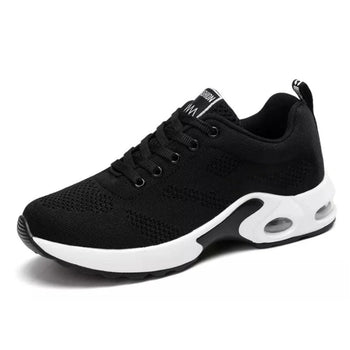 Women's Mesh Knit Lace-Up Sneakers