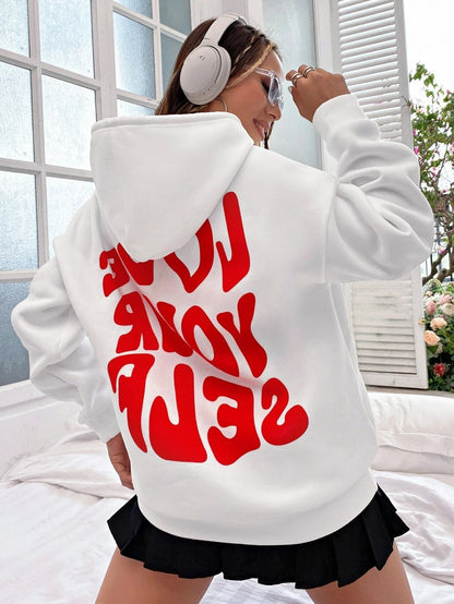 Women's Hoodie – Drawstring Hood, Kangaroo Pocket