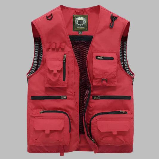 Pavo Multi-Pocket Vest | Lightweight, Water-Resistant Design 0
