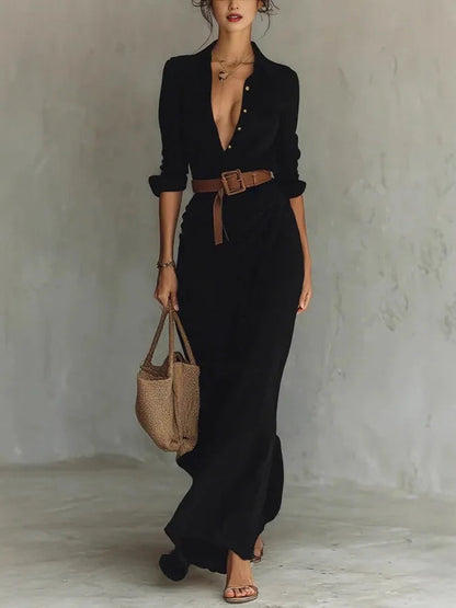 Perla Wrap Maxi Dress 3