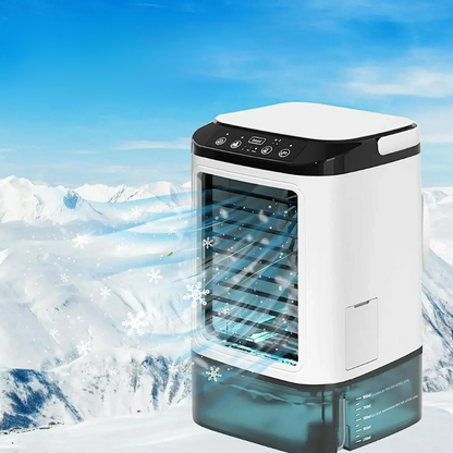 Portable Air Conditioner with Ultrasonic Dual-Spray Mist, 3-Speed Fan and LED Night Light 0