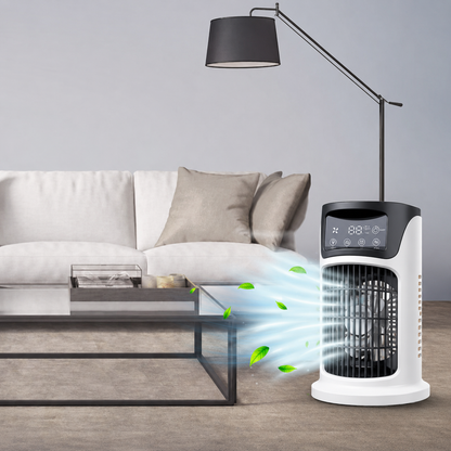 Portable air cooler with humidifier | Mini USB air conditioner with touchscreen 2