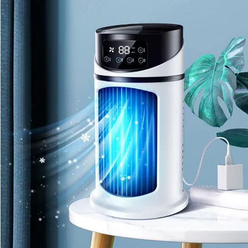 Portable air cooler with humidifier | Mini USB air conditioner with touchscreen 3