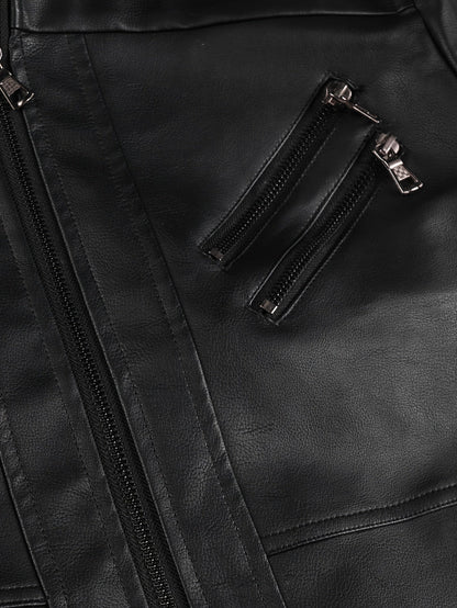 Roderick | Rugged Hooded Biker Jacket 5