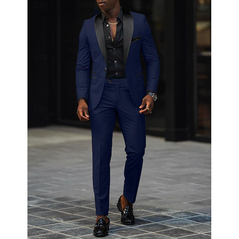SINGLE BUTTON SUIT FOR MEN 12