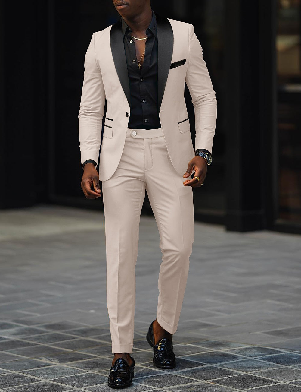 SINGLE BUTTON SUIT FOR MEN 9