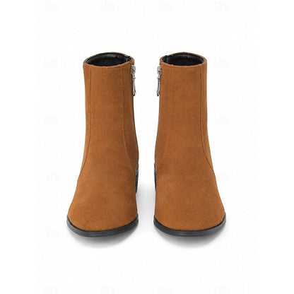 Sloane | Side-Zip Block Heel Ankle Boots 4