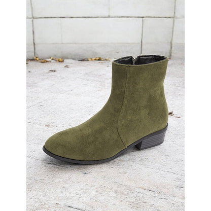 Sloane | Side-Zip Block Heel Ankle Boots 7