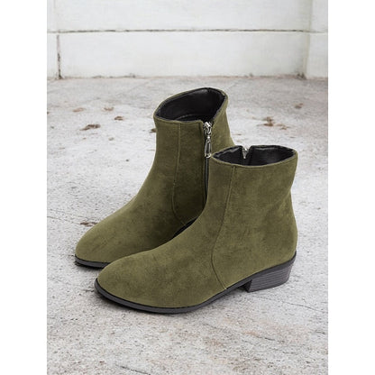 Sloane | Side-Zip Block Heel Ankle Boots 8