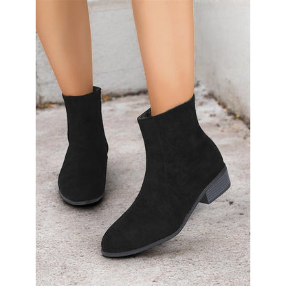 Sloane | Side-Zip Block Heel Ankle Boots 9