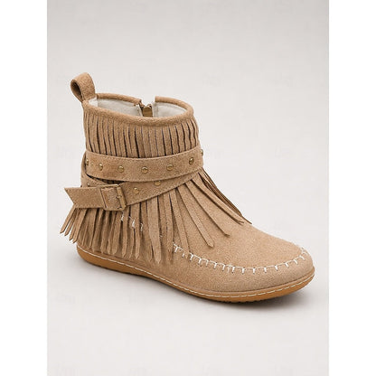 Susannah | Fringe Moccasin Ankle Boots 2