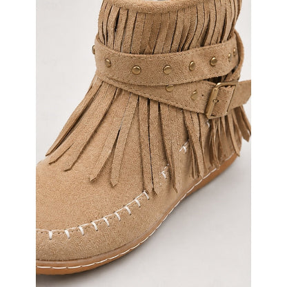 Susannah | Fringe Moccasin Ankle Boots 3