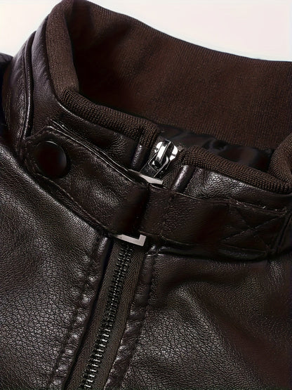 Tobias | Classic Stand-Collar Moto Jacket 3