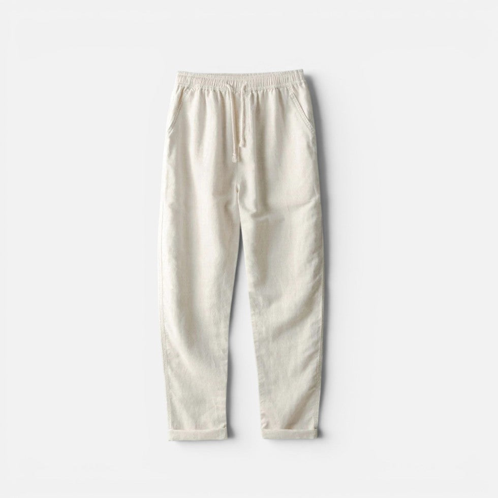 Two-piece set: short-sleeved, stand-up collar, button-front trousers 4