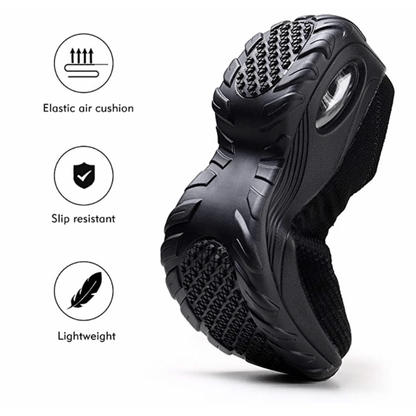 Women's Knit Slip On Sneakers with Air Cushion Sole