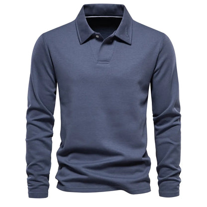 Men's Long Sleeve Polo Shirt