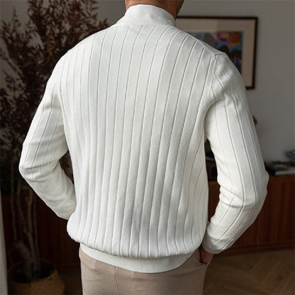Vincent | Ribbed V-Neck Button Cardigan 4