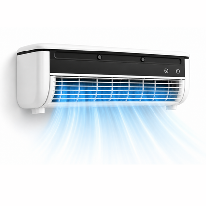 Wall-Mounted Air Cooler – Mist Fan, Compact & Silent 1