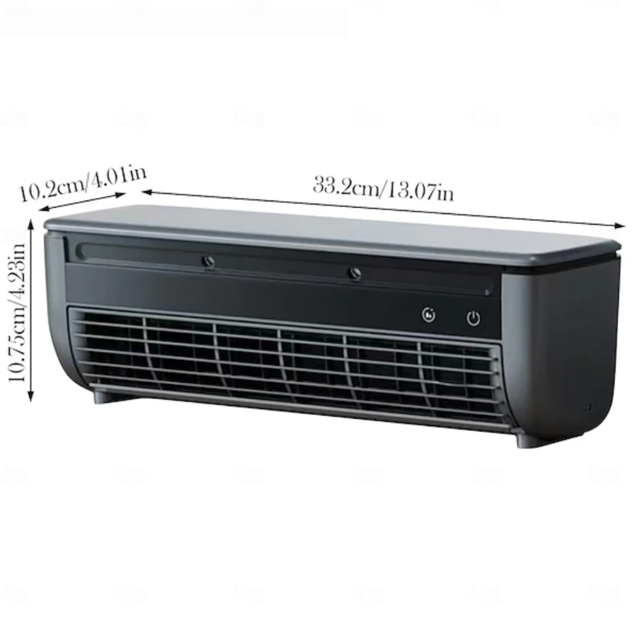 Wall-Mounted Air Cooler – Mist Fan, Compact & Silent 5