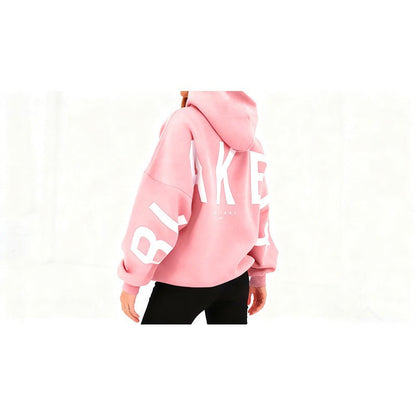 Women's Hoodie – Oversized, Graphic Back Print