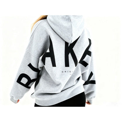 Women's Hoodie – Oversized, Graphic Back Print