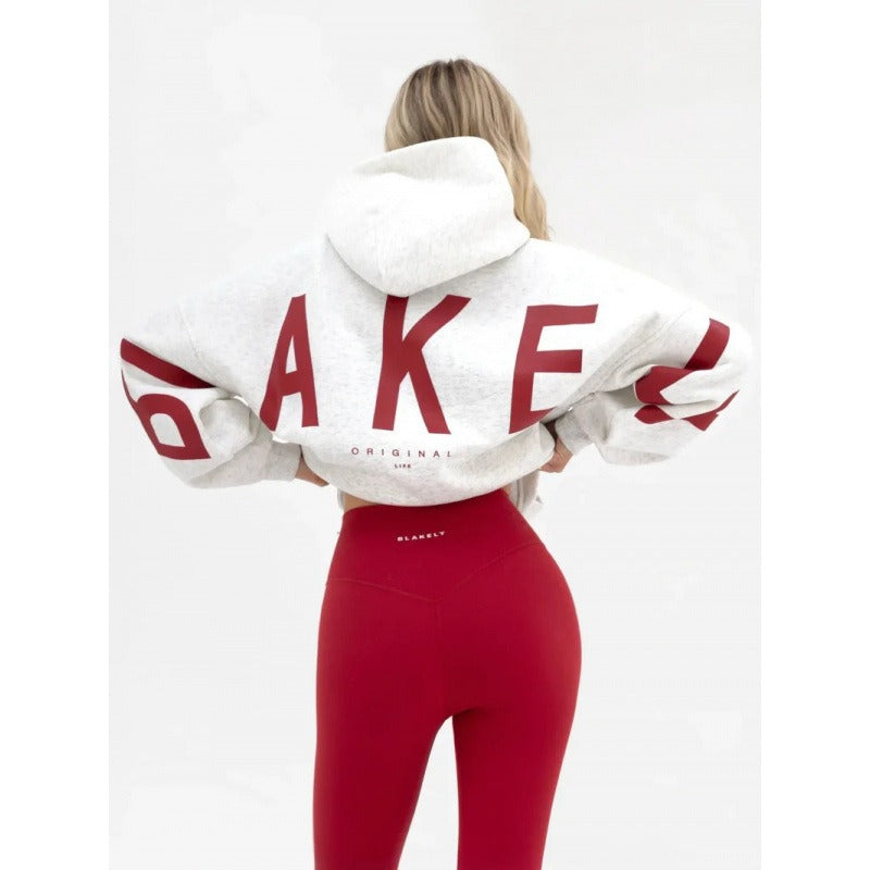 Women's Hoodie – Oversized, Graphic Back Print