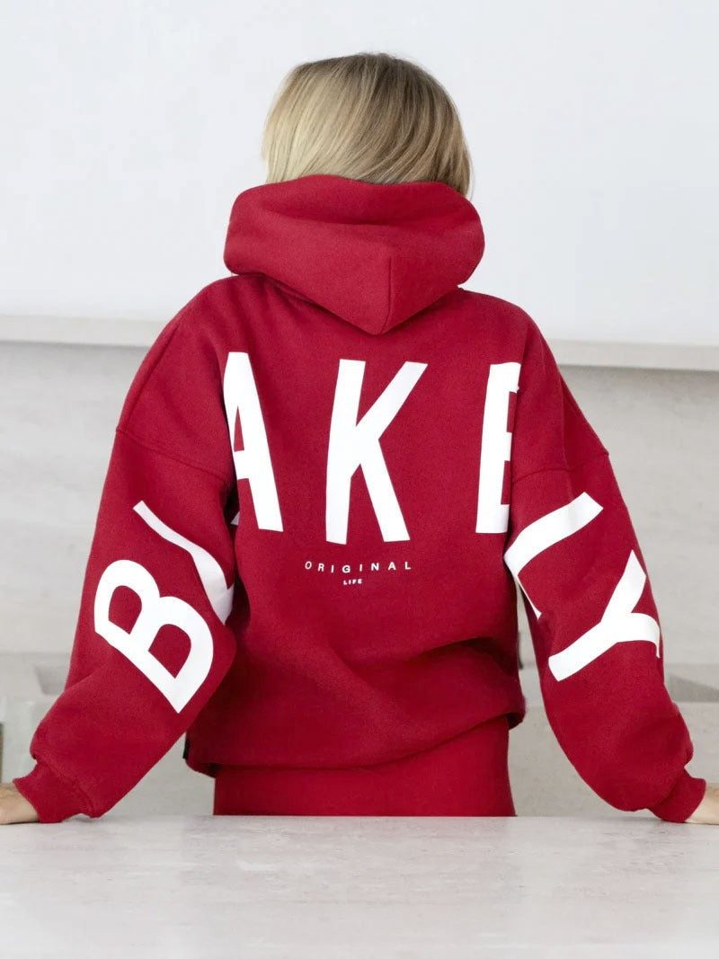 Women's Hoodie – Oversized, Graphic Back Print