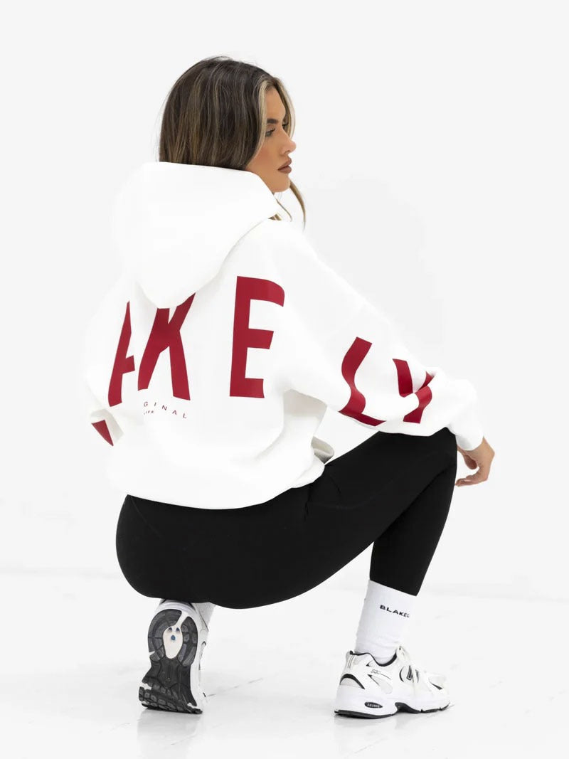 Women's Hoodie – Oversized, Graphic Back Print
