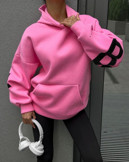 Women's Hoodie – Oversized, Graphic Back Print