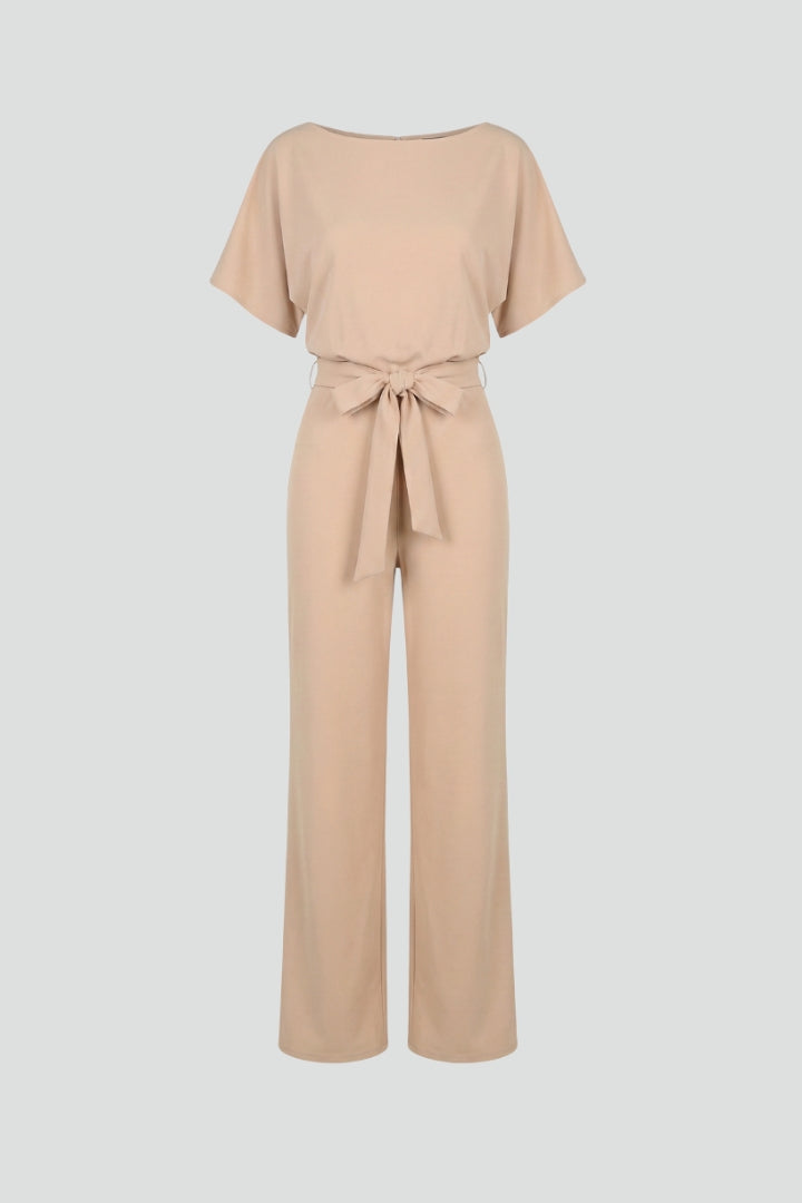 Women’s Jumpsuit with Belt and Wide Legs 1