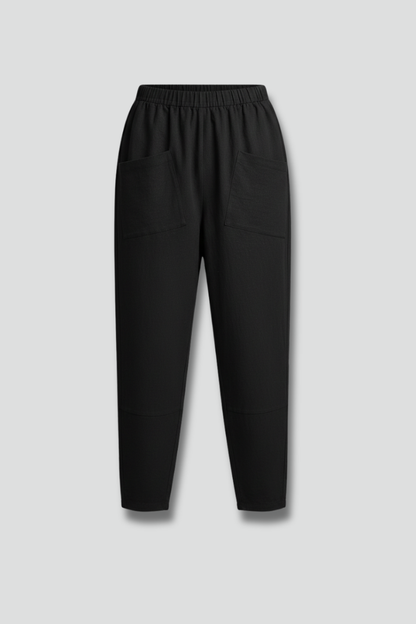 Women’s Trousers with Elastic Waist and Side Pockets 1