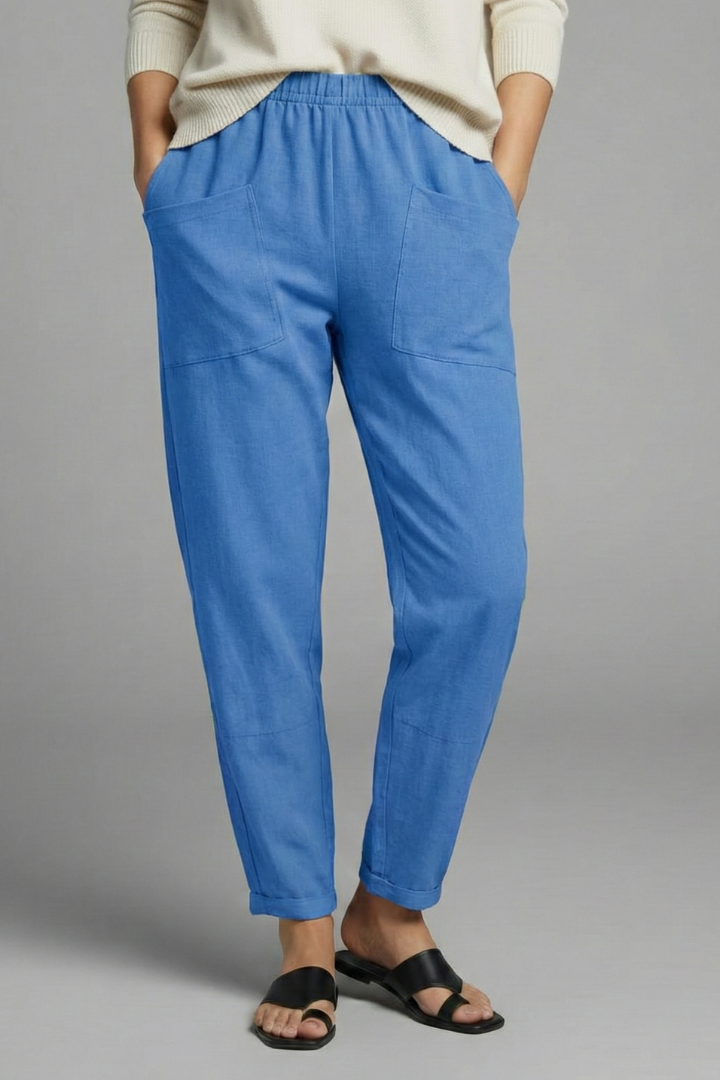 Women’s Trousers with Elastic Waist and Side Pockets 2