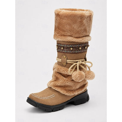 Wren | Cozy Boho Mid-Calf Winter Boots 3