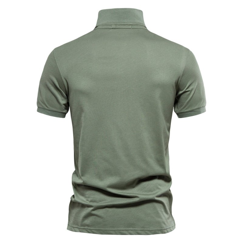 Men's Slim Fit Short Sleeve Polo Shirt