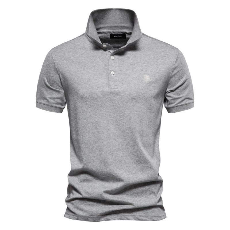 Men's Slim Fit Short Sleeve Polo Shirt