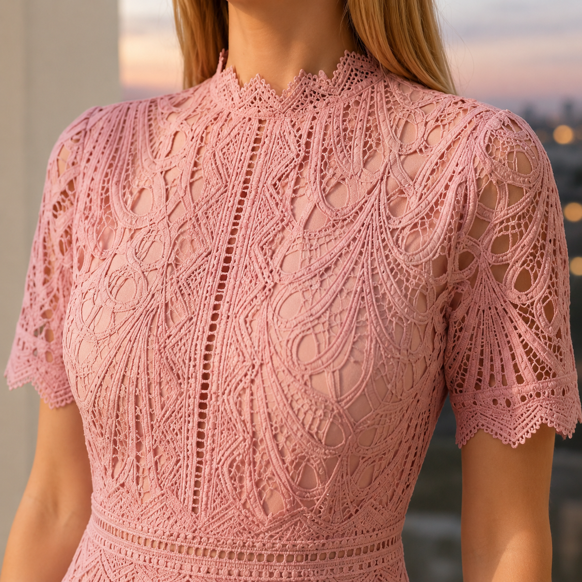 Yara-Louise Lace Midi Dress 2