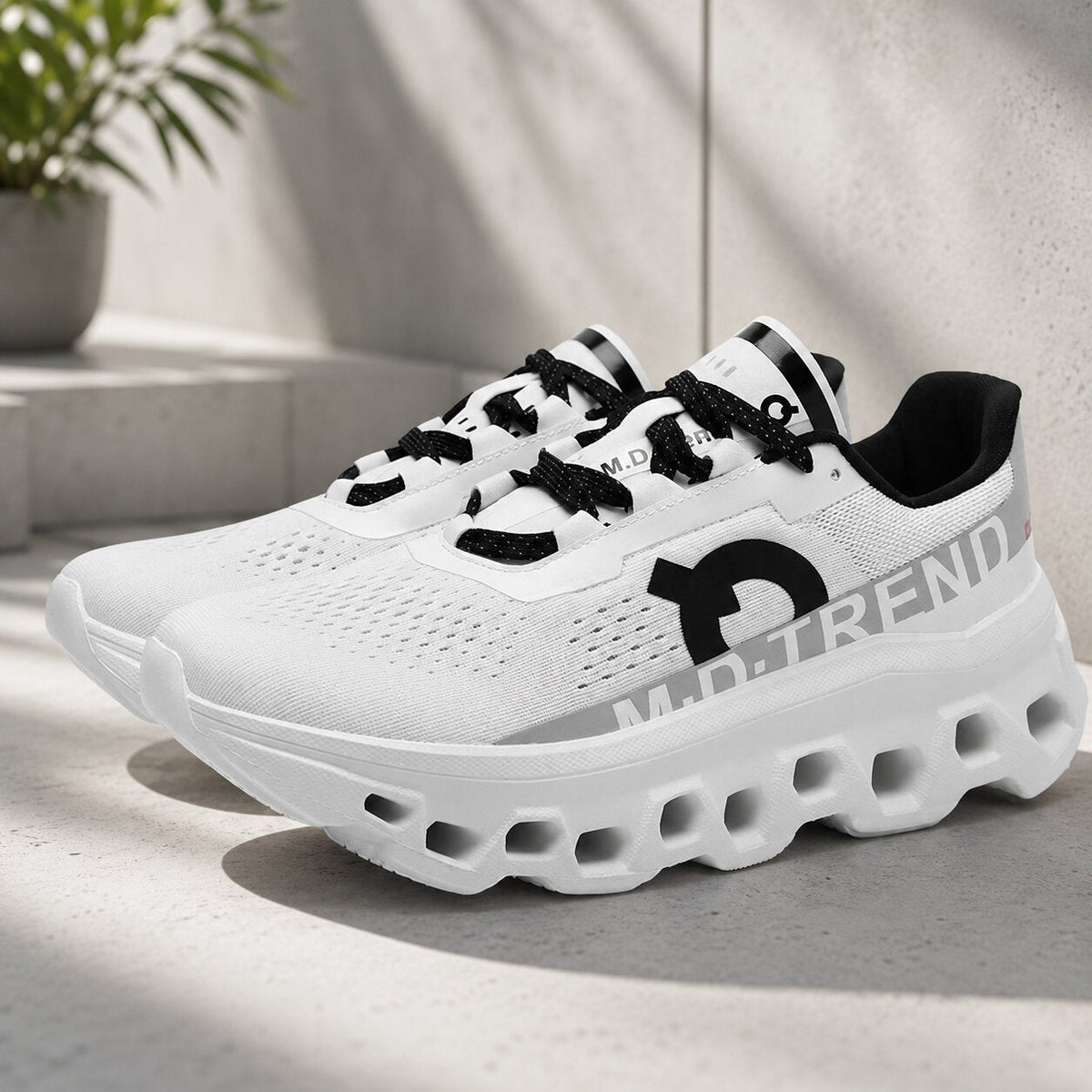 Men's Sneakers – Breathable Mesh, Cushioned