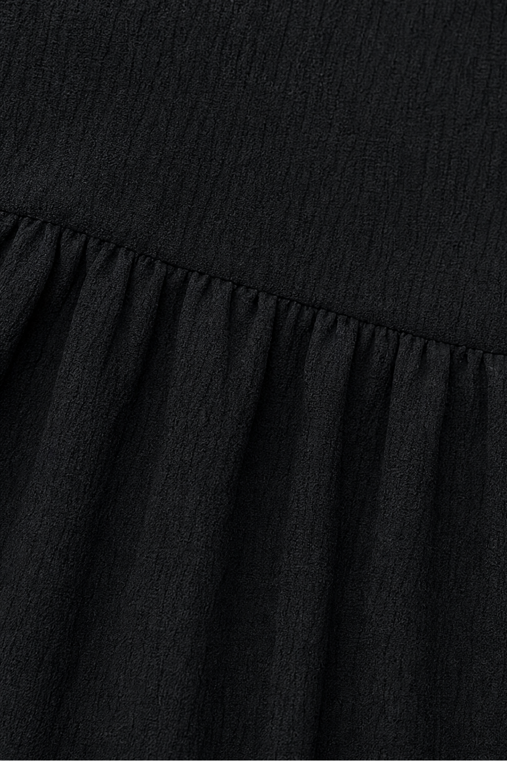 Women's Tiered Maxi Dress – Ruffled V-Neck, Woven Fabric
